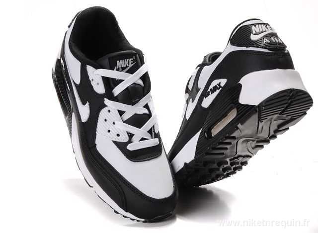 Nike Air Max 90 blanc noir (1)